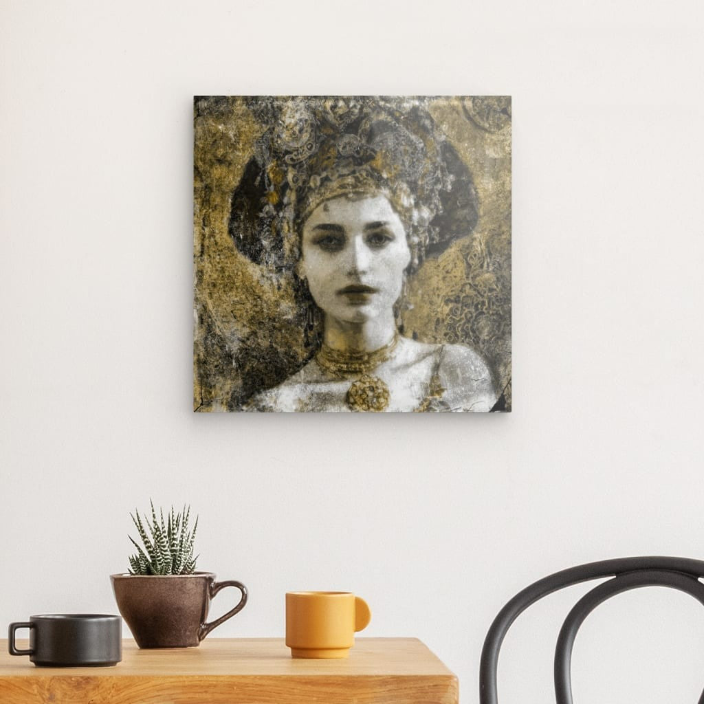 Irina, Acrylic Glass on Metal