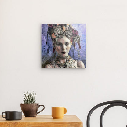 Mina, Acrylic Glass on Metal