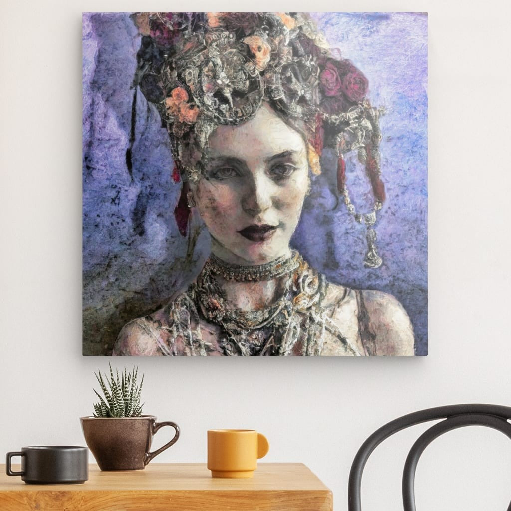 Mina, Acrylic Glass on Metal