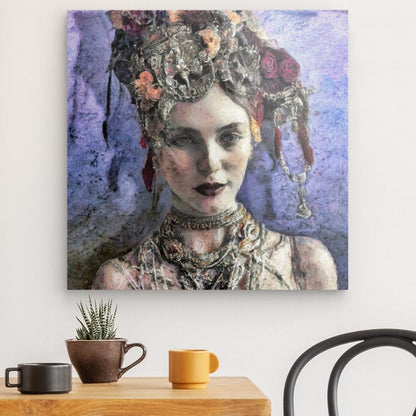 Mina, Acrylic Glass on Metal