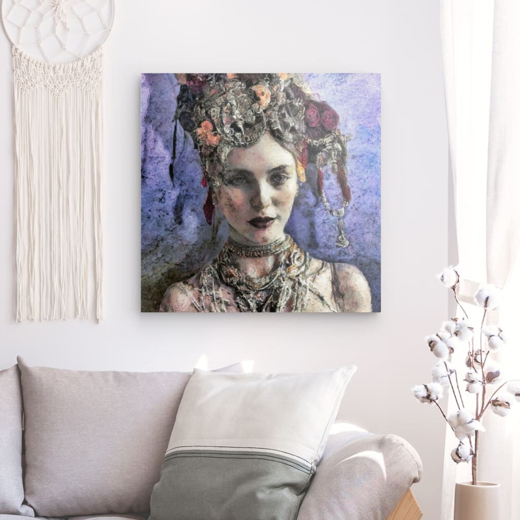 Mina, Acrylic Glass on Metal