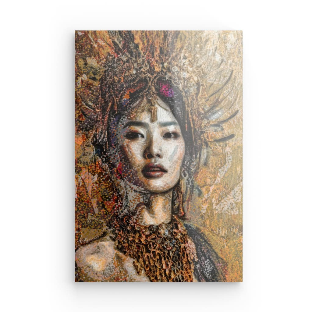 Jade, Acrylic Glass on Metal