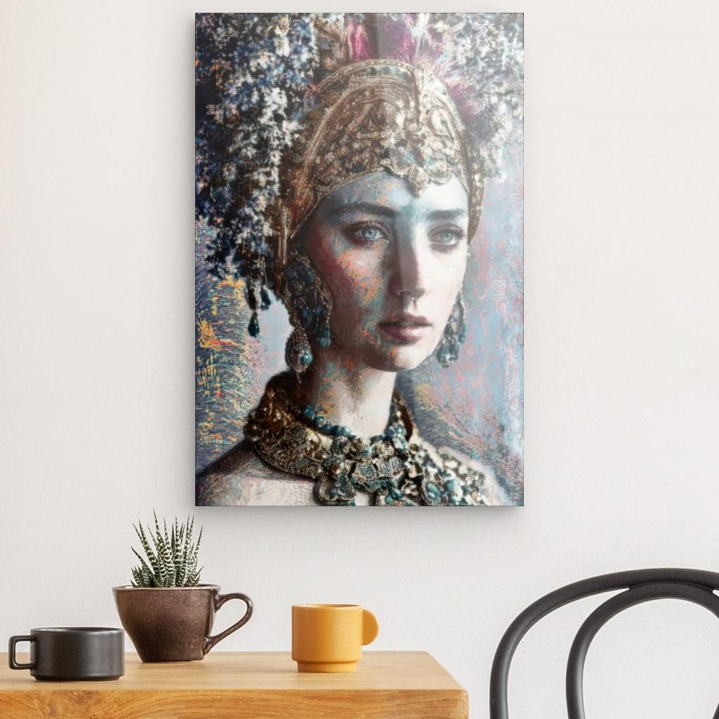 Xena, Acrylic Glass on Metal