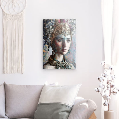 Xena, Acrylic Glass on Metal