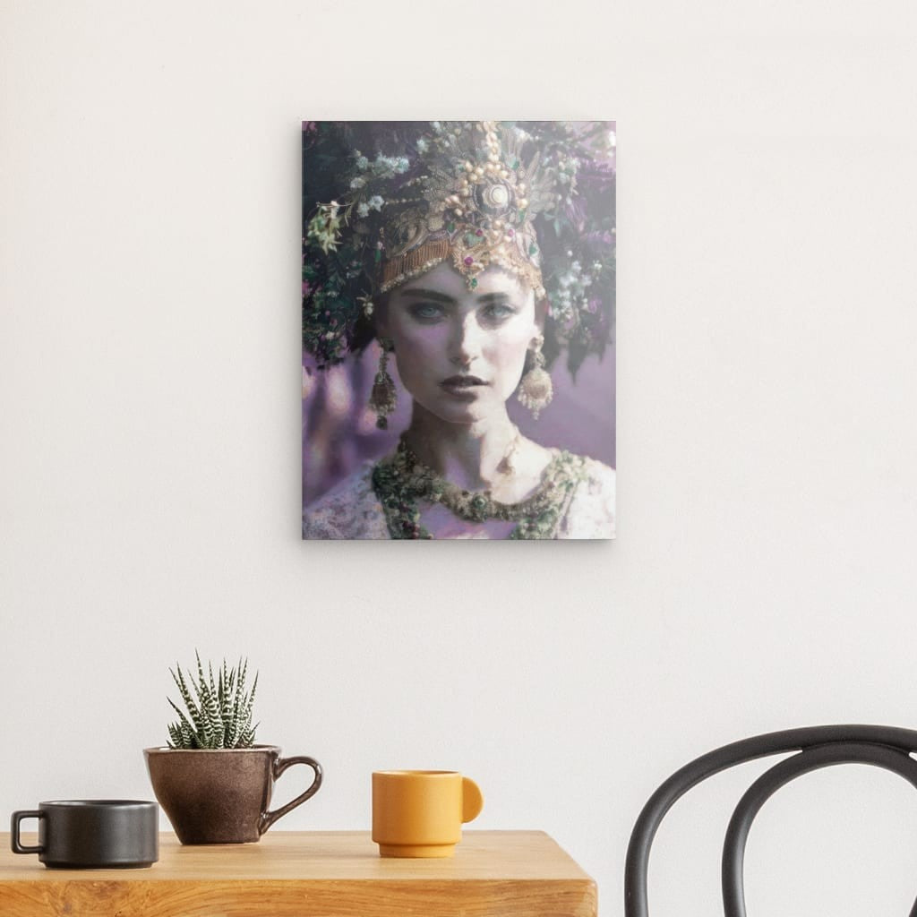 Lea, Acrylic Glass on Metal