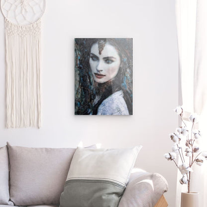 Melek, Acrylic Glass on Metal