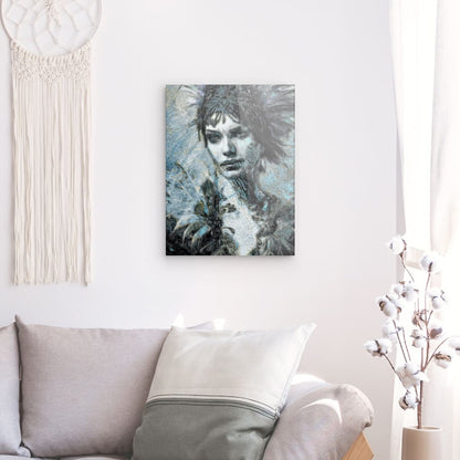 Isadora, Acrylic Glass on Metal