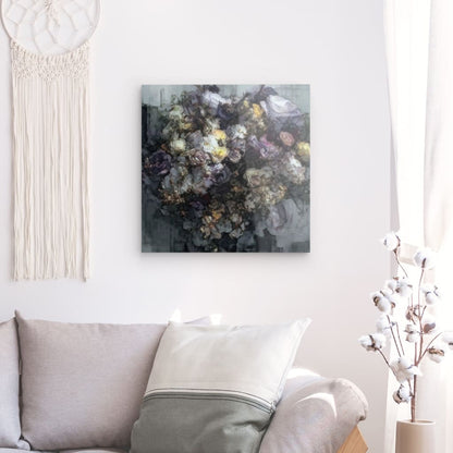 Flowers study 2, Acrylic Glass on metal