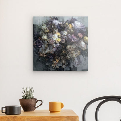 Flowers study 2, Acrylic Glass on metal