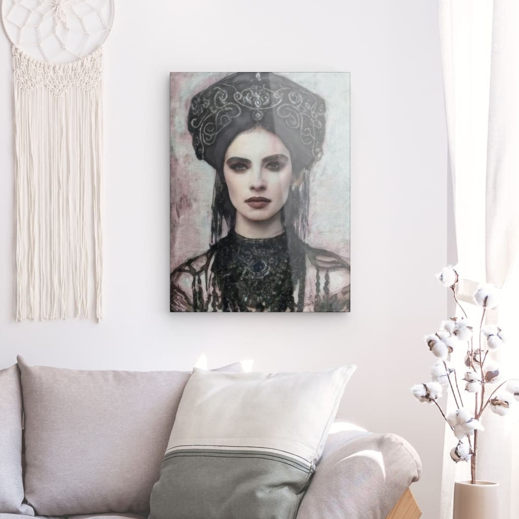 Sarah, Acrylic Glass on Metal