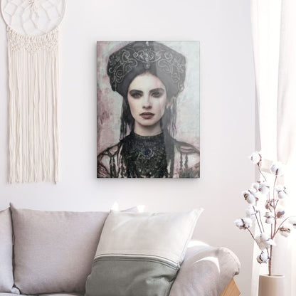Sarah, Acrylic Glass on Metal