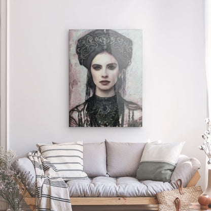 Sarah, Acrylic Glass on Metal