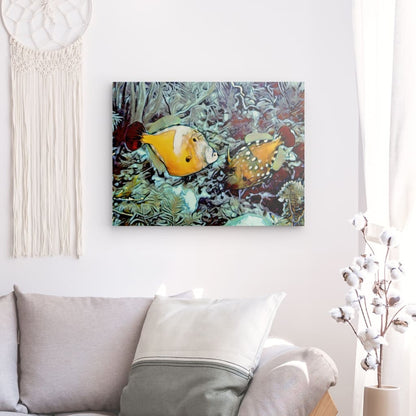 Triggers, Acrylic Glass on Metal