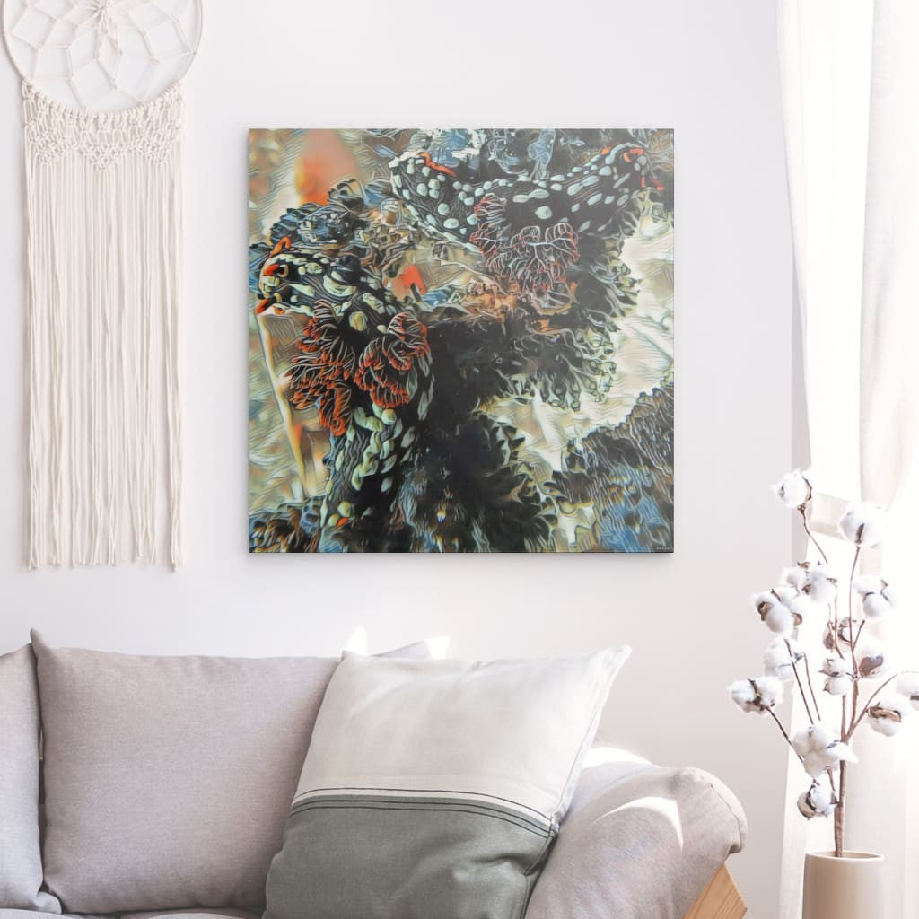 Nudibranchs, Metal 100 x 100 cm