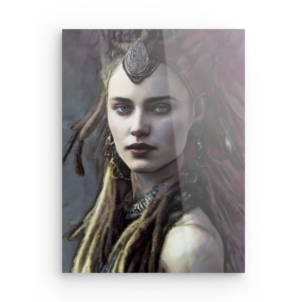 Inger, Acrylic Glass on Metal