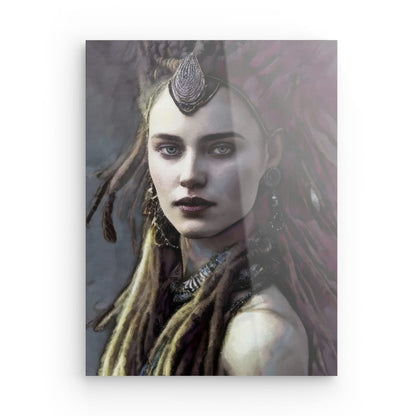 Inger, Acrylic Glass on Metal