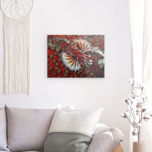 Red lion, Acrylic Glass