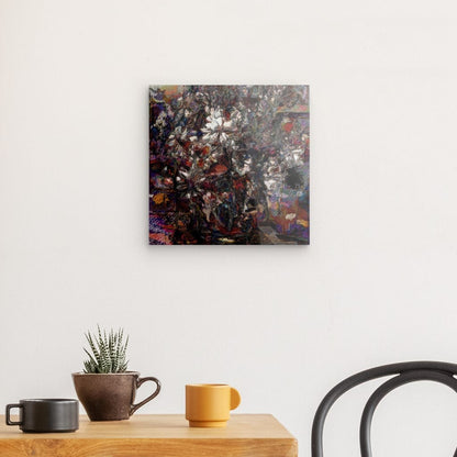 Flowers study 4, Acrylic Glass on Metal