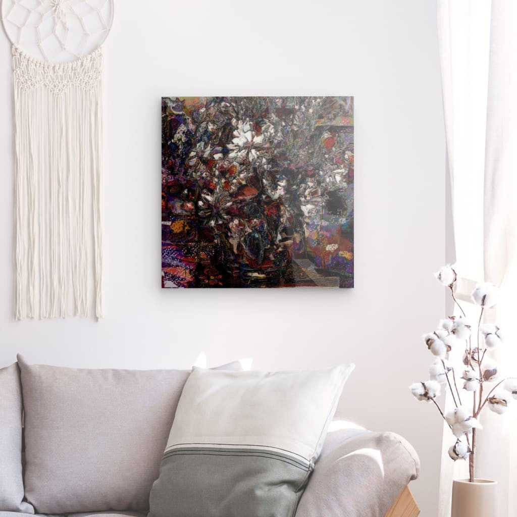 Flowers study 4, Acrylic Glass on Metal