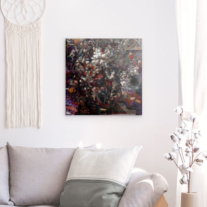 Flowers study 4, Metal