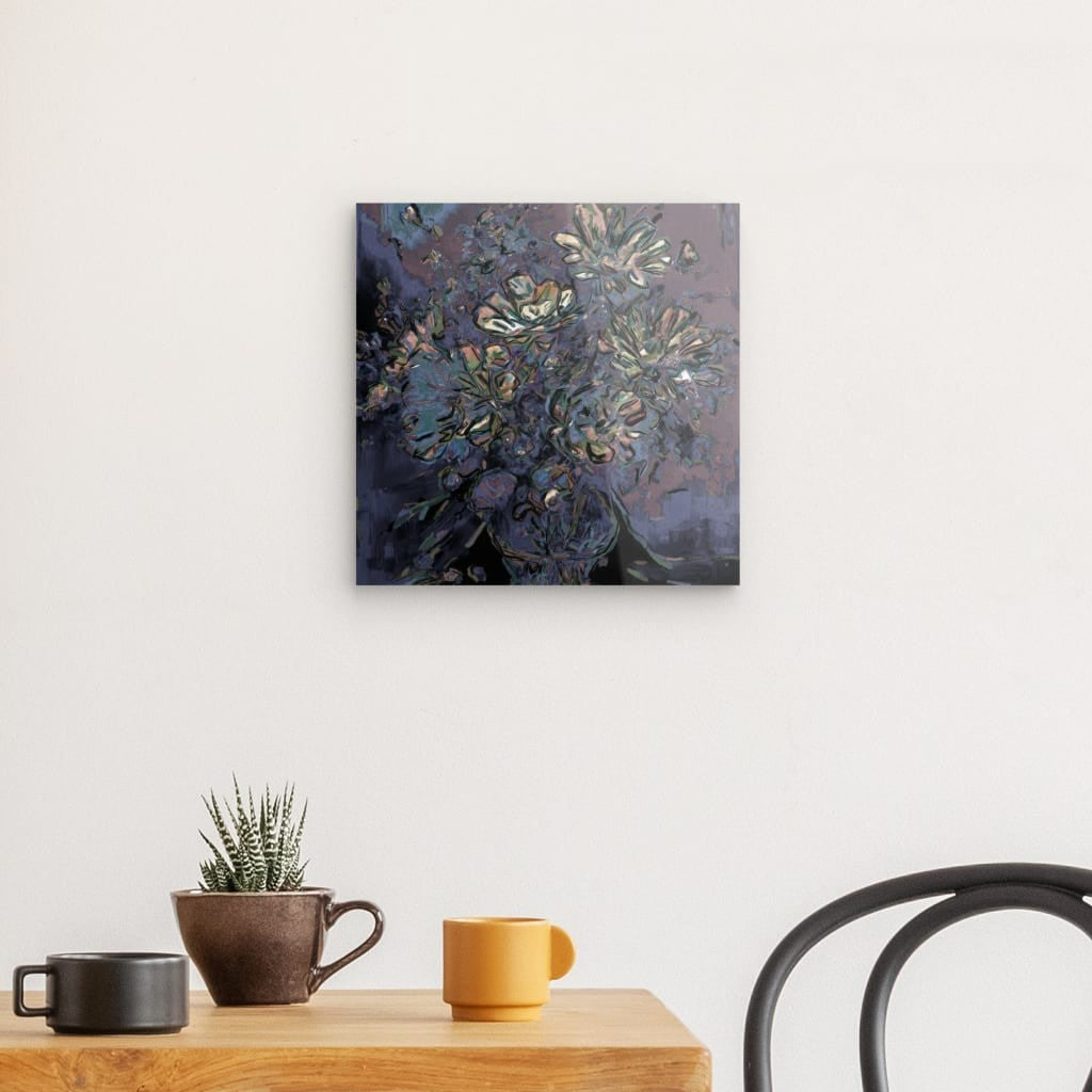 Flowers study 5, Acrylic Glass on Metal