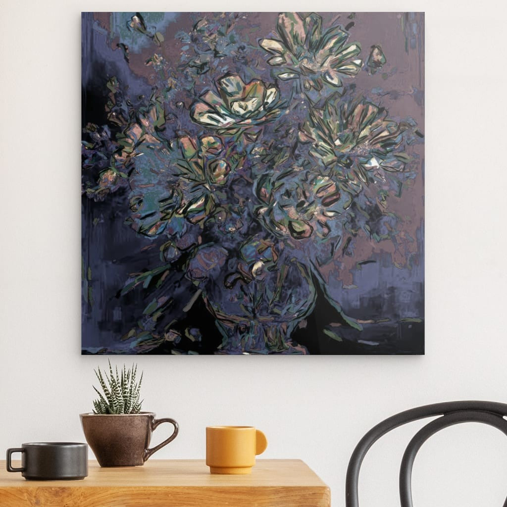 Flowers study 5, Metal