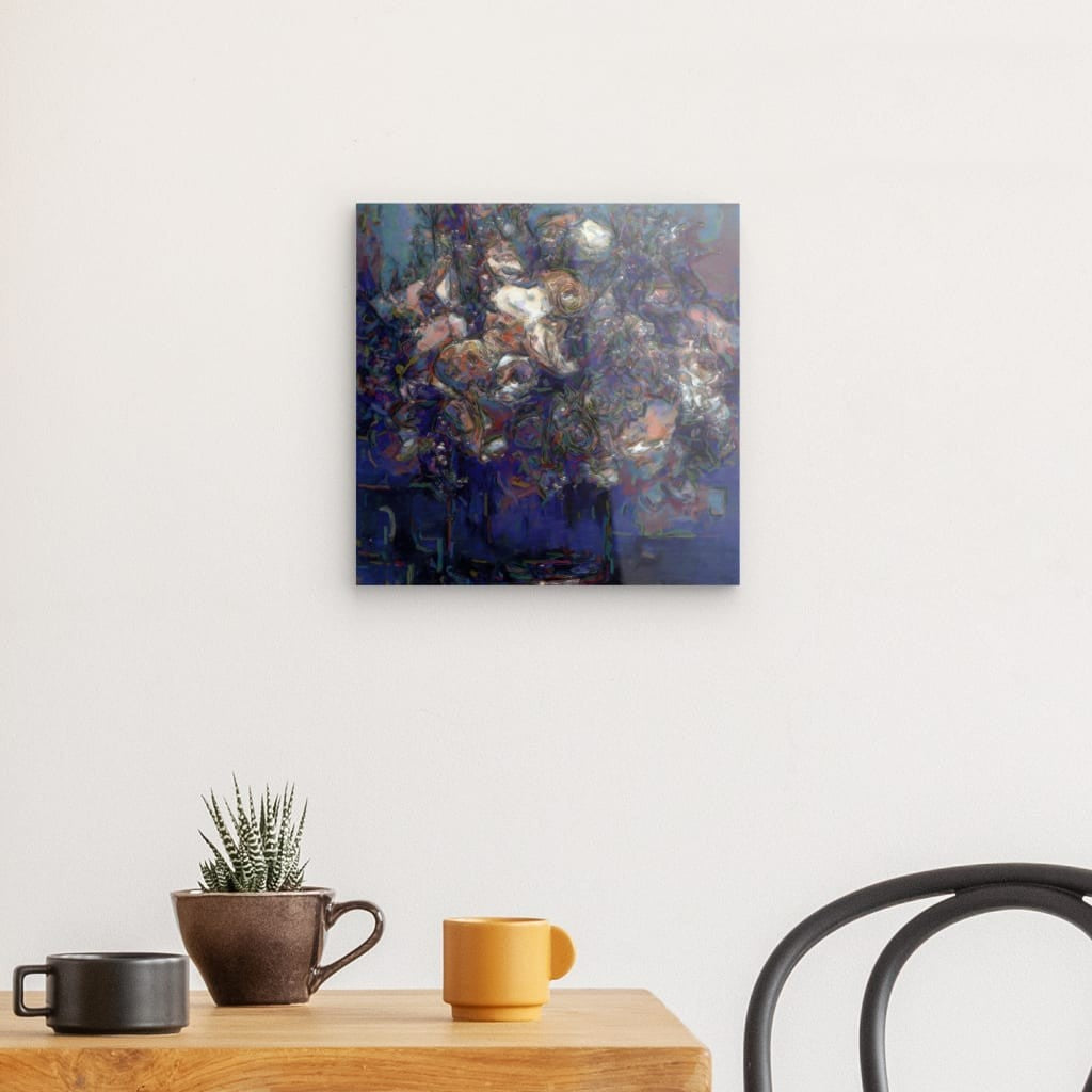 Flowers study 6, Acrylic Glass on Metal