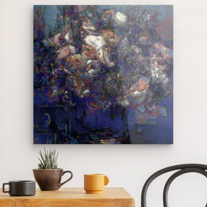 Flowers study 6, Acrylic Glass on Metal