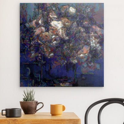 Flowers study 6, Metal