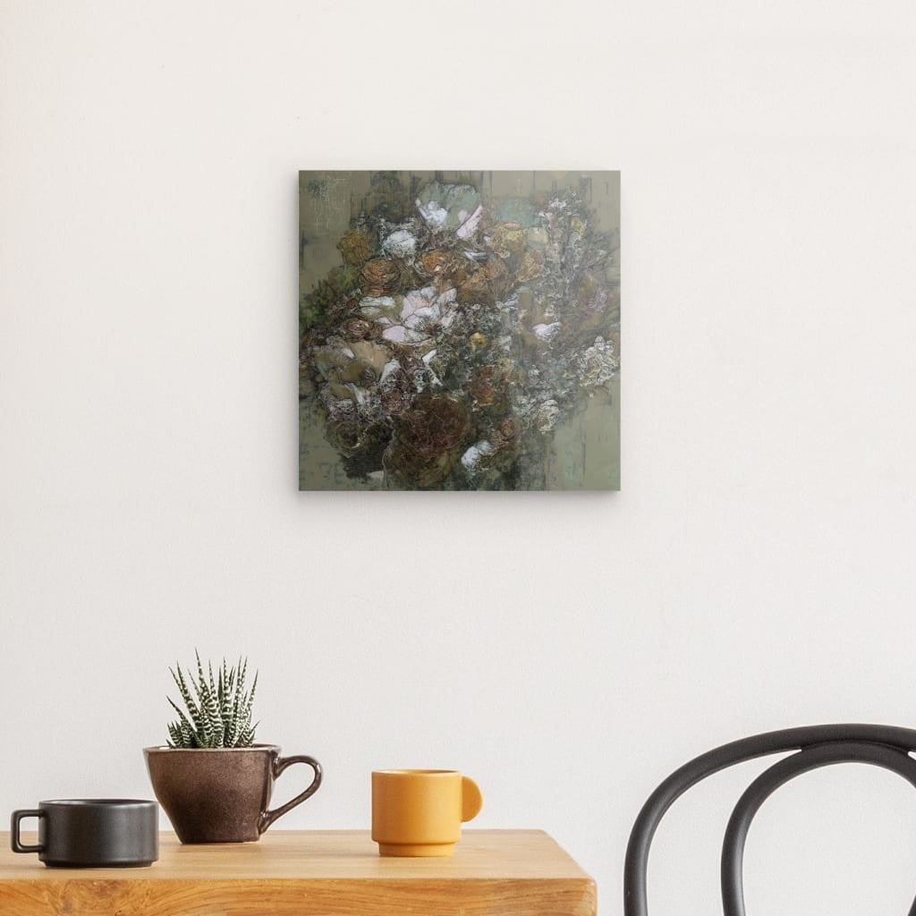 Flowers study 9, Acrylic Glass on Metal