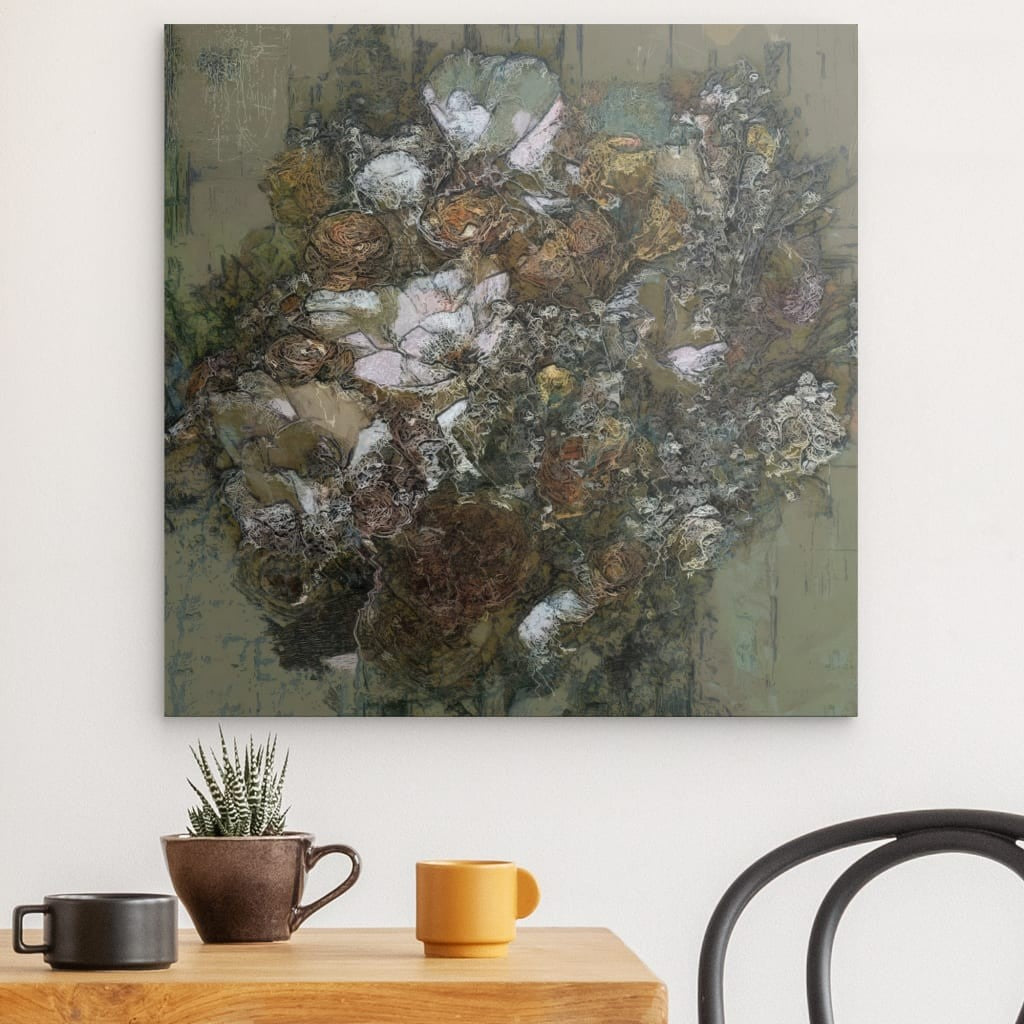 Flowers study 9, Metal