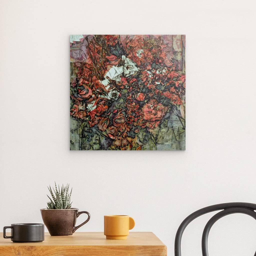 Flowers study 12, Metal