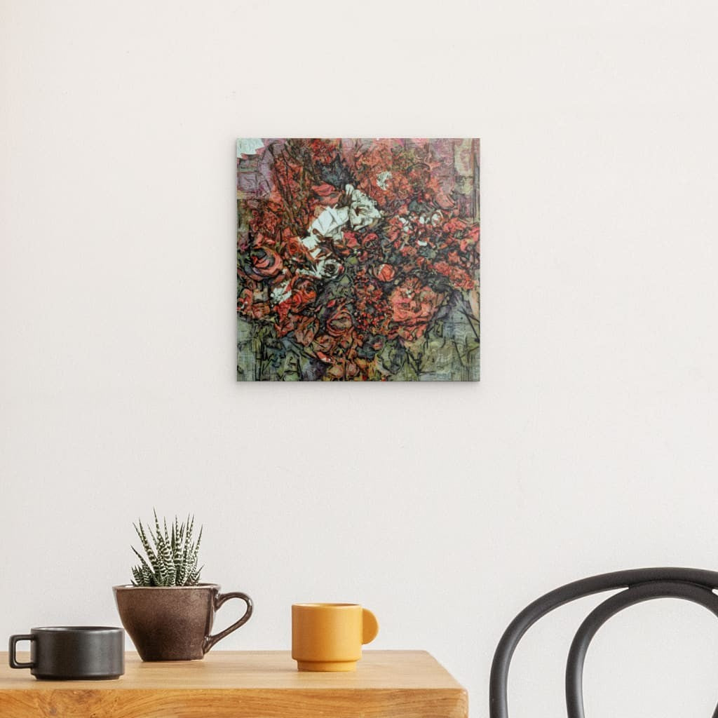 Flowers study 12, Metal