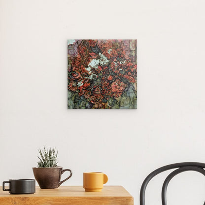 Flowers study 12, Metal