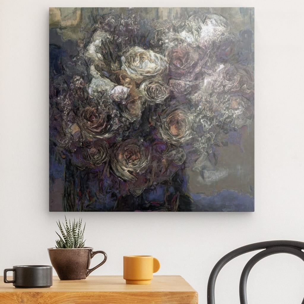 Flowers study 13, Acrylic Glass on Metal