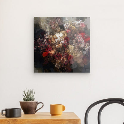 Flowers study 14, Acrylic Glass on Metal