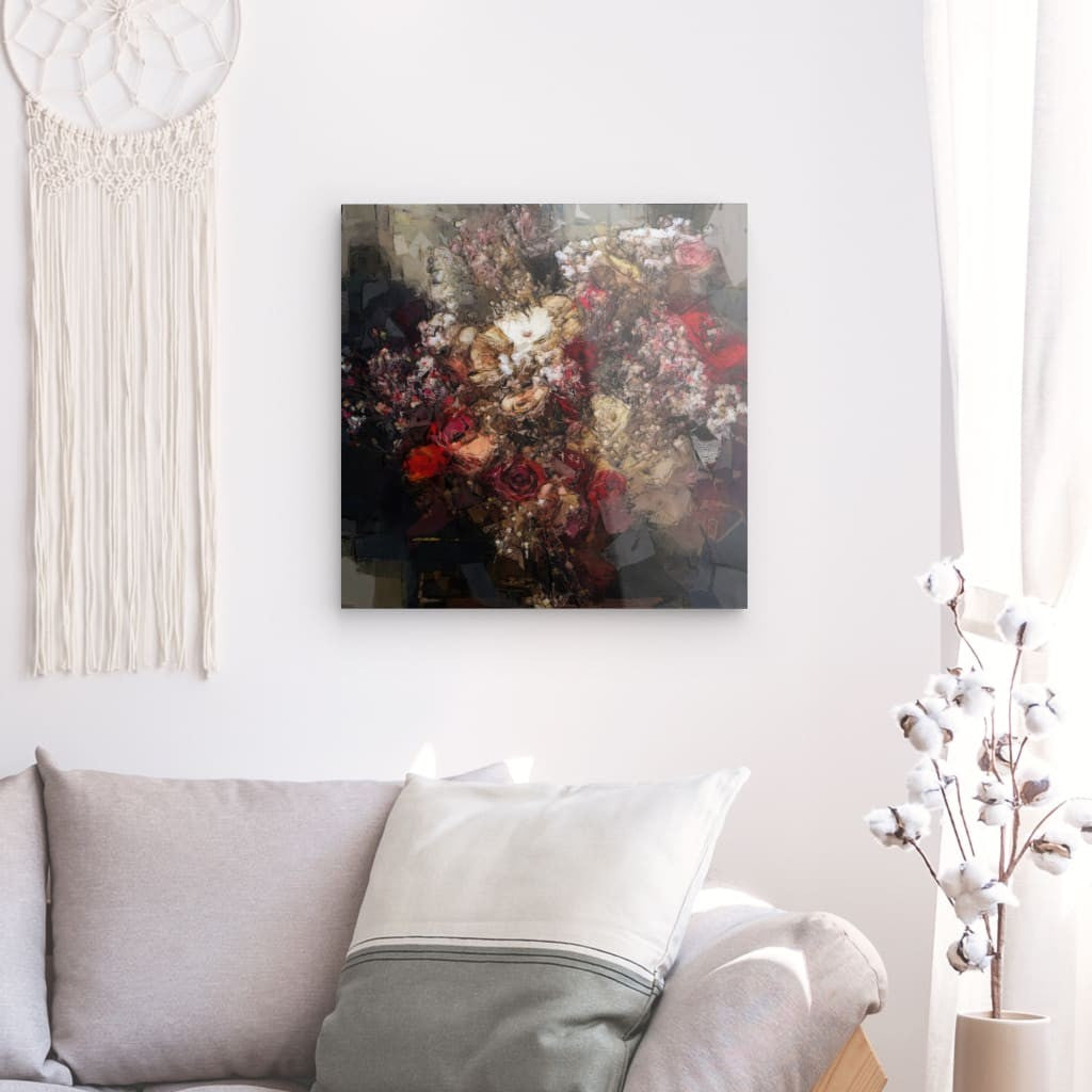 Flowers study 14, Acrylic Glass on Metal