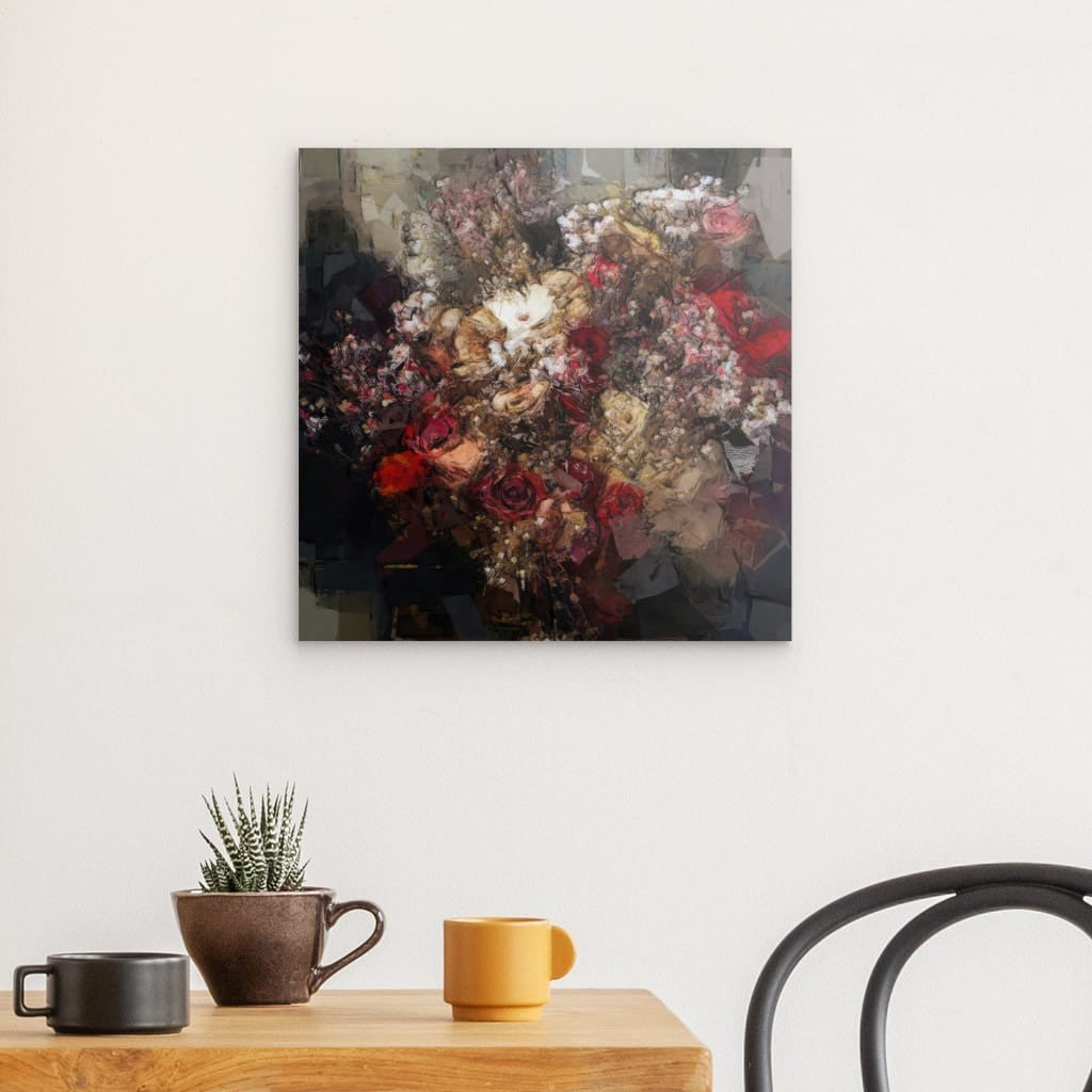 Flowers study 14, Metal