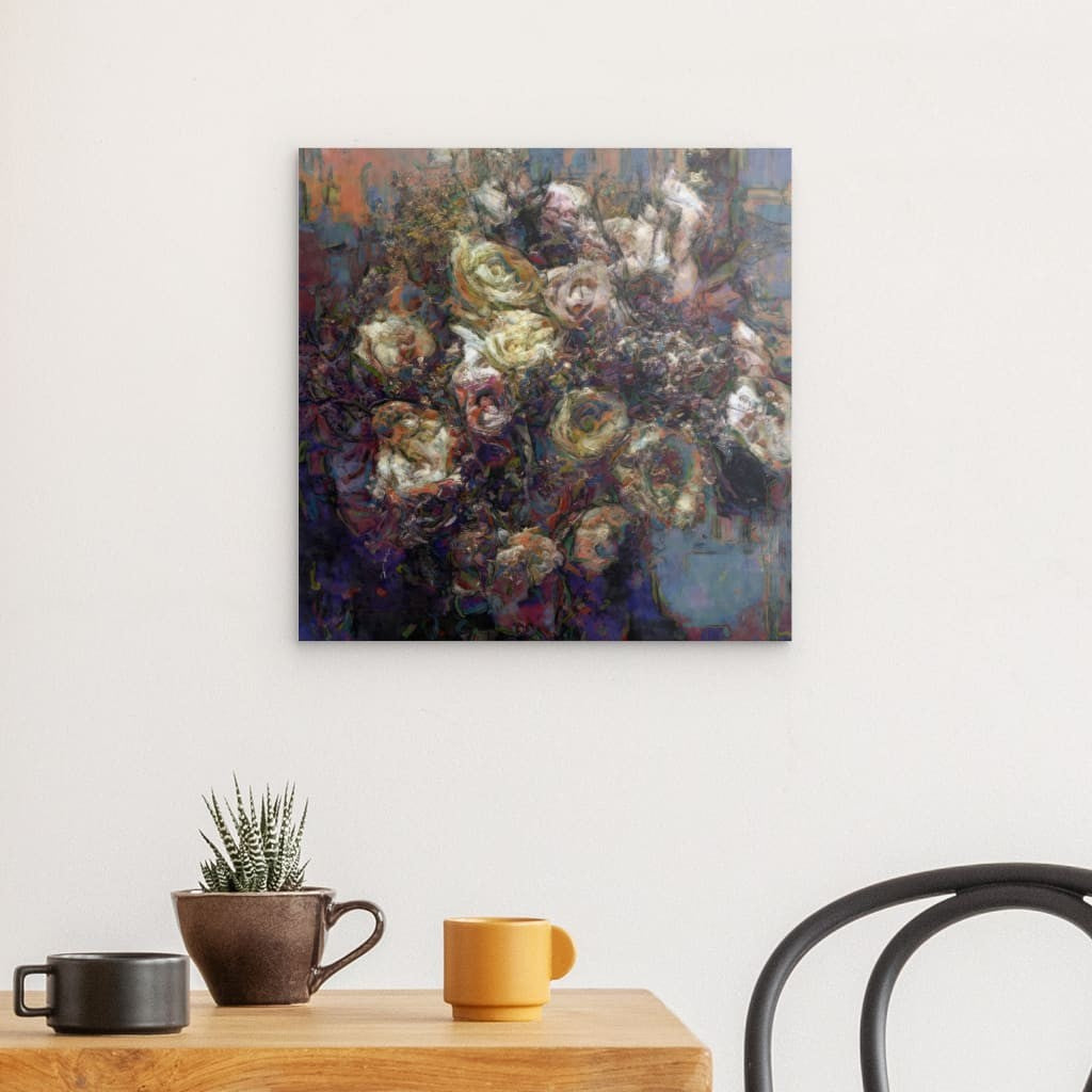 Flowers study 15, Metal