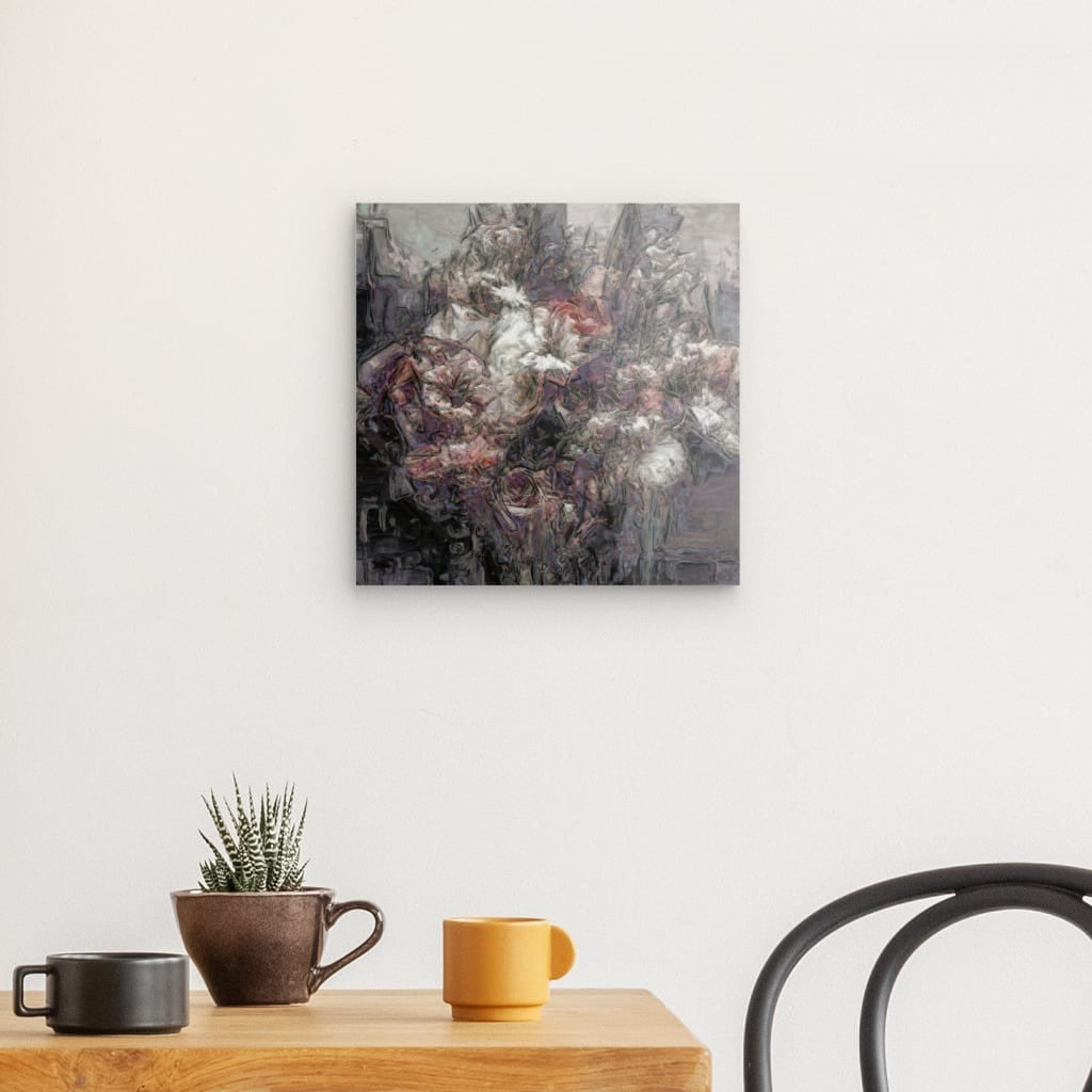 Flowers study 16, Acrylic Glass on Metal