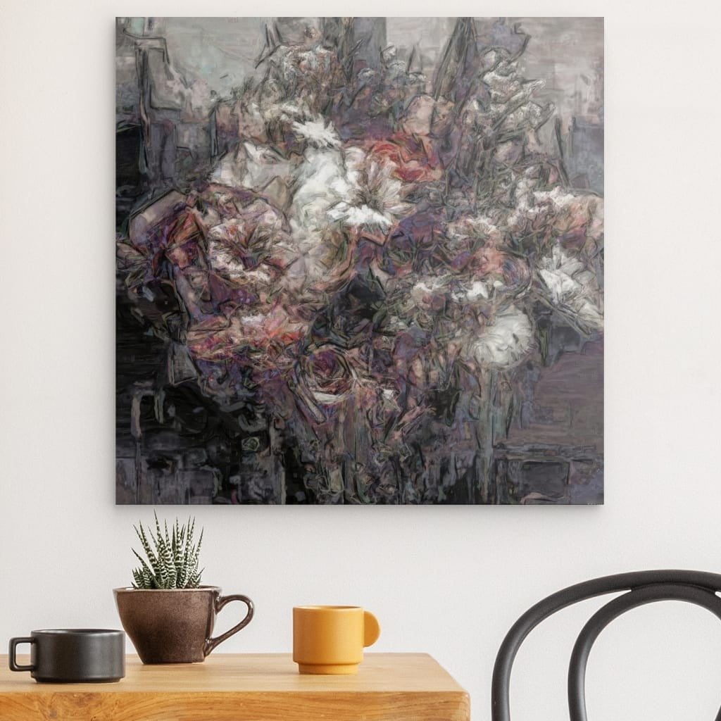 Flowers study 16, Metal