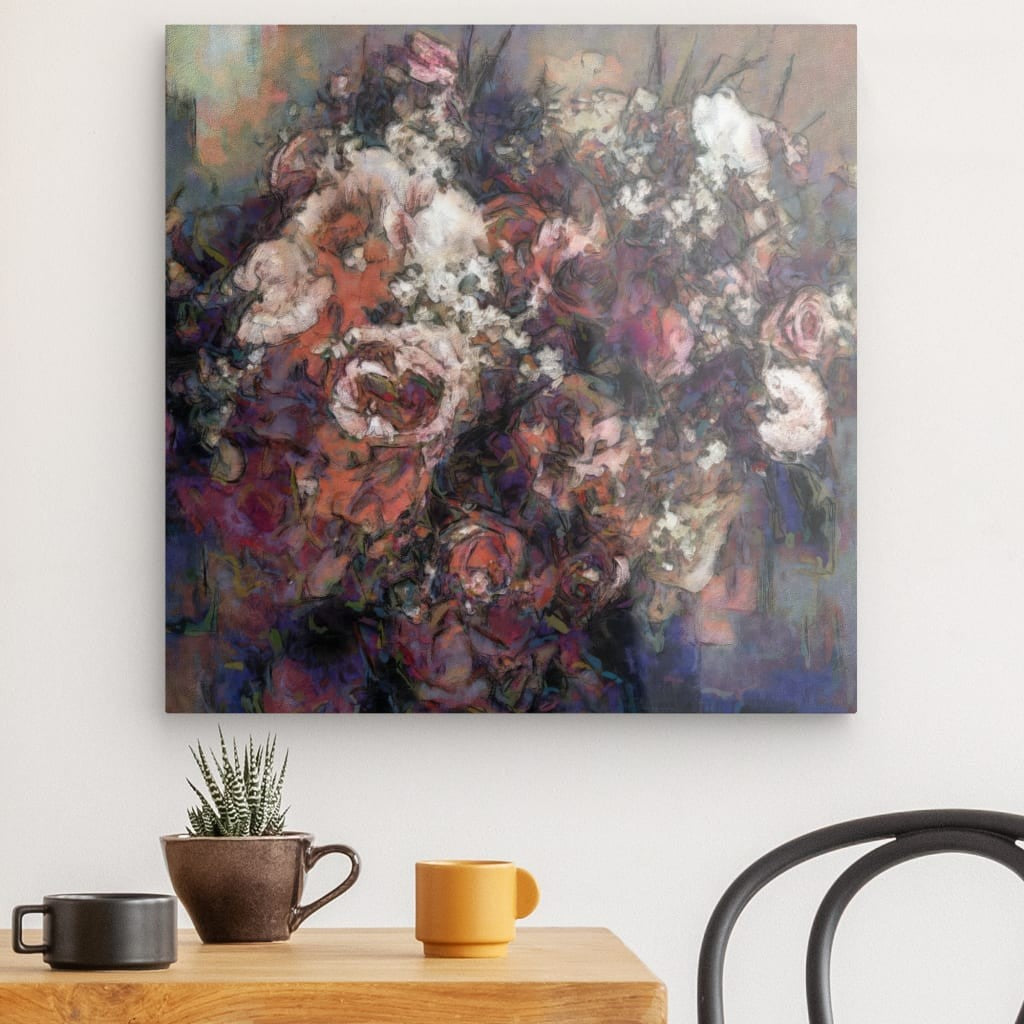 Flowers study 17, Acrylic Glass on Metal