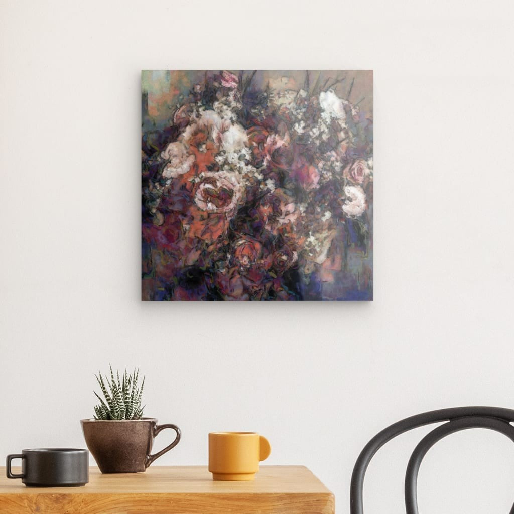 Flowers study 17, Acrylic Glass on Metal