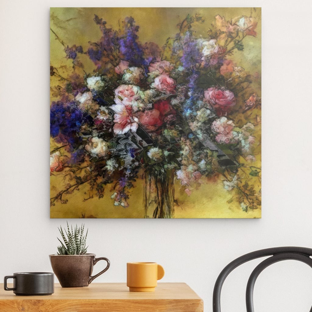 Flowers study 18, Metal