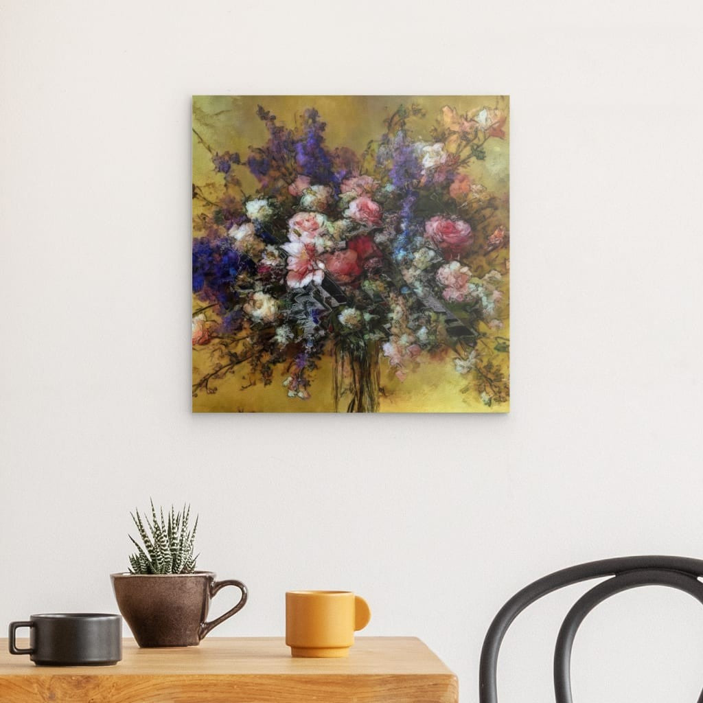 Flowers study 18, Metal