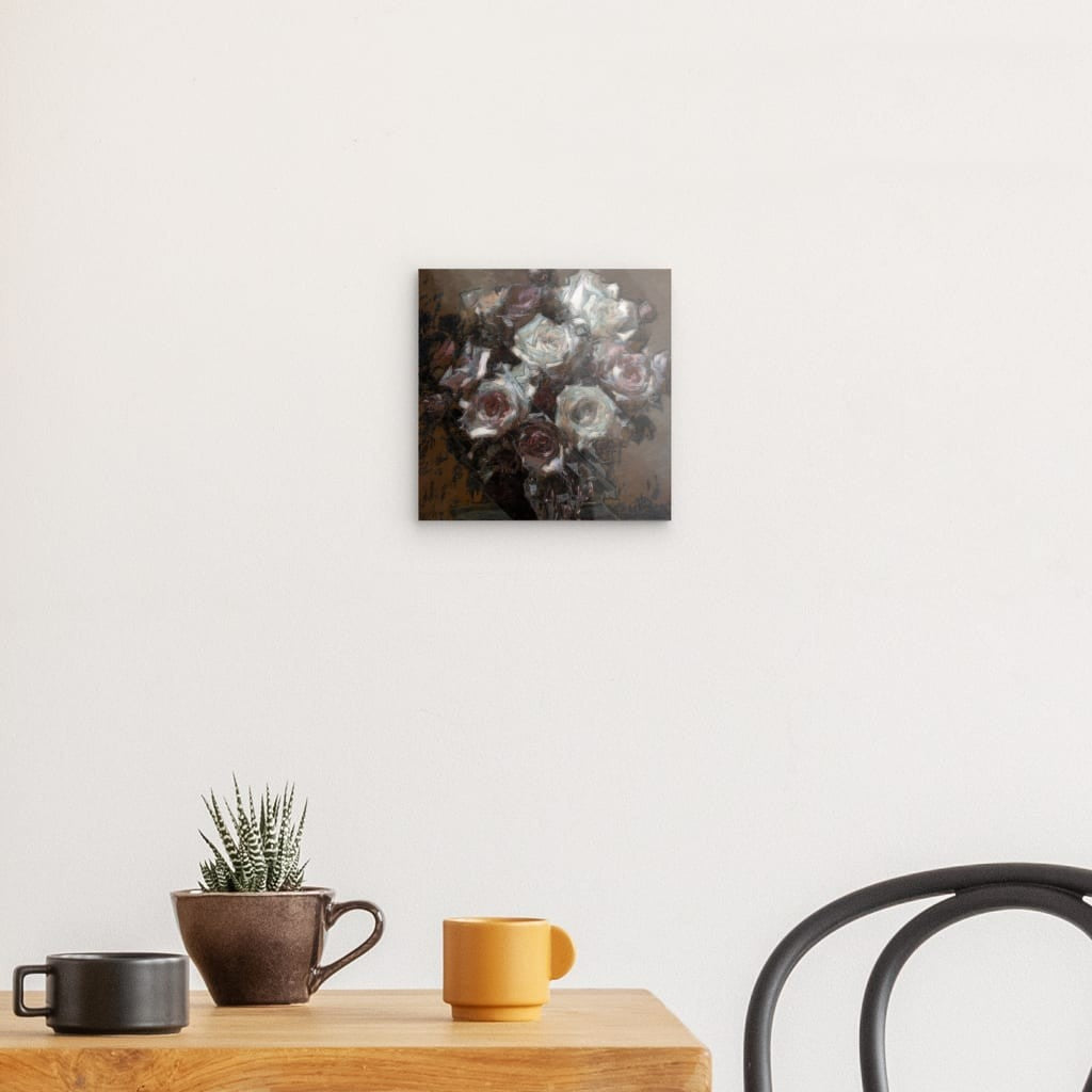 Flowers study 20, Acrylic Glass on Metal