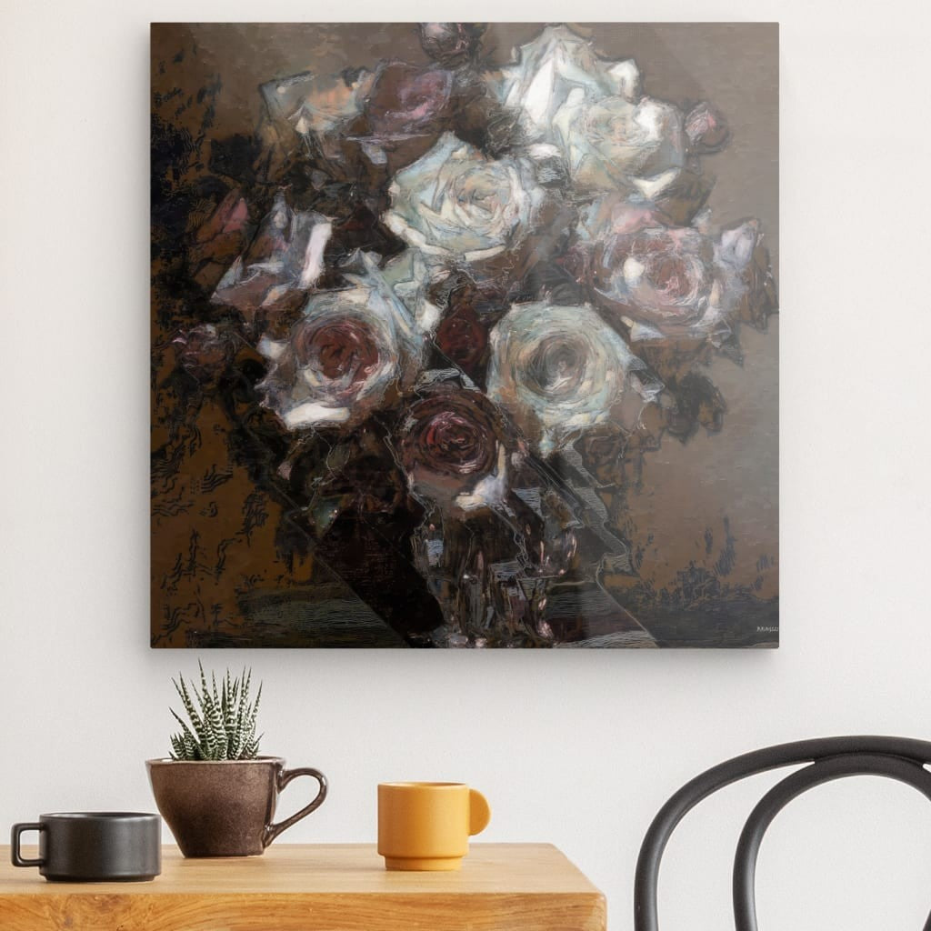 Flowers study 20, Acrylic Glass on Metal