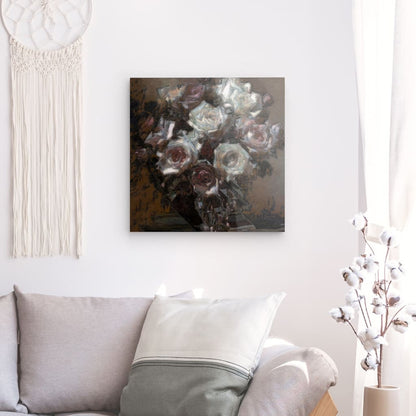 Flowers study 20, Acrylic Glass on Metal