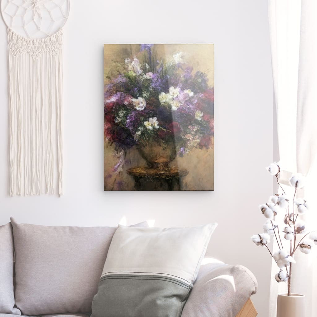 Flowers study 22, Acrylic Glass on Metal