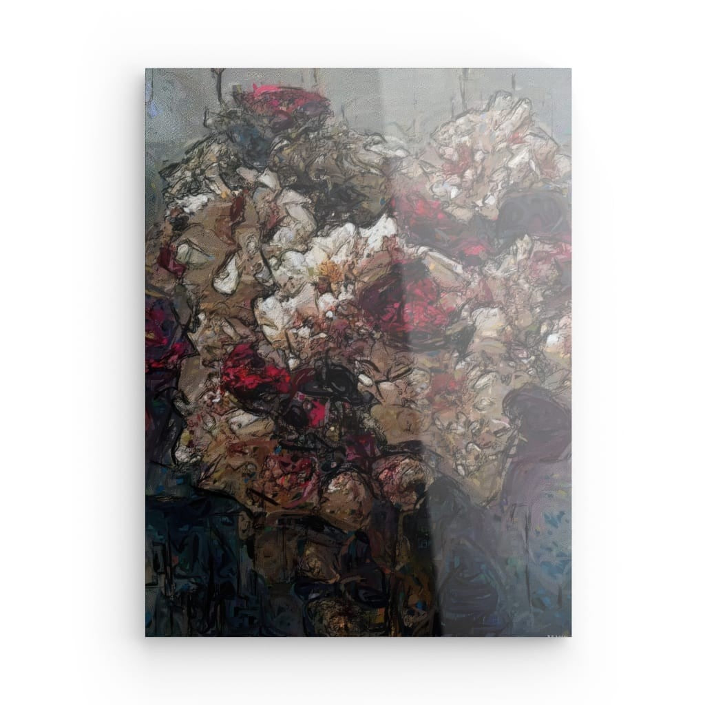 Flowers study 23, Acrylic Glass on Metal 40 x 30 cm